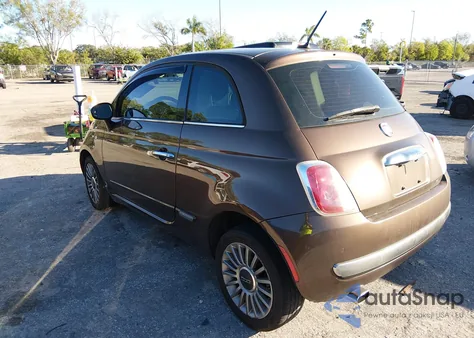 2012 Fiat 500 Lounge from USA, damaged, VIN 3C3CFFCR1CT212488